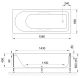 Гидромассажная ванна Royal Bath Tudor Standart 160x70см белый RB407702ST