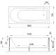 Гидромассажная ванна Royal Bath Tudor Standart 170x75см белый RB407701ST