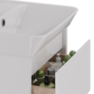 Тумба под раковину Lemark Combi LM03C125T 120 см белый глянец