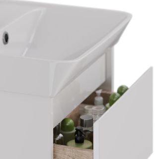 Тумба под раковину Lemark Combi LM03C125T 120 см белый глянец