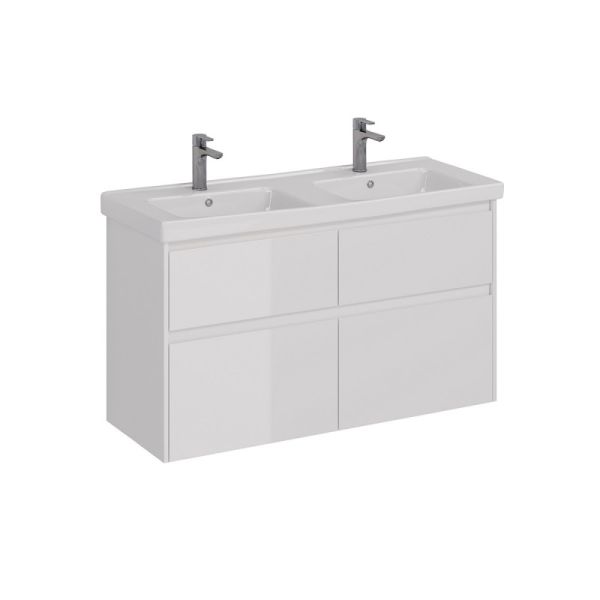 Тумба под раковину Lemark Combi LM03C125T 120 см белый глянец Тумба под раковину Lemark Combi LM03C125T 120 см белый глянец