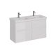 Тумба под раковину Lemark Combi LM03C125T 120 см белый глянец Тумба под раковину Lemark Combi LM03C125T 120 см белый глянец