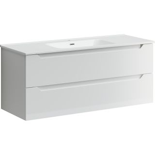 Подвесная тумба под раковину Sancos Norma 2.0 NR2.0120-1W 120см белый глянец