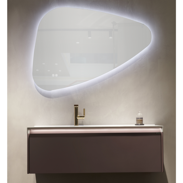 Тумба с раковиной Orans BC-4060-1200L 40601200L 120 см лиловый матовый