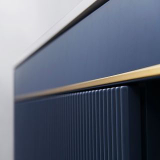 Тумба с раковиной Orans BC-1137-1000 11371000 100 см синий матовый