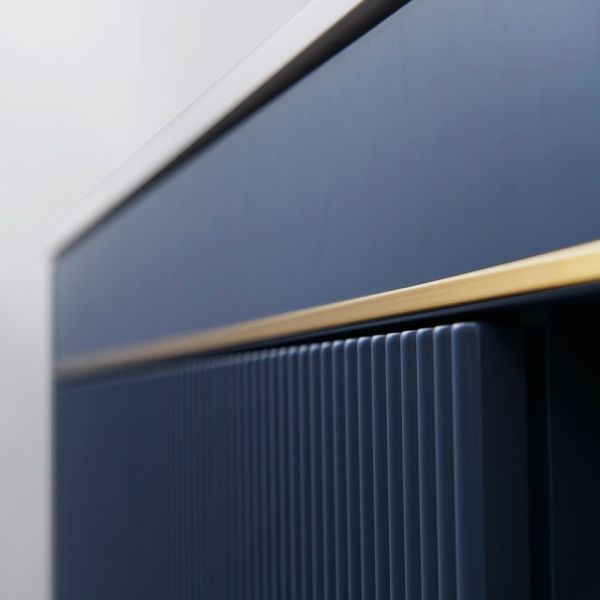 Тумба с раковиной Orans BC-1137-1000 11371000 100 см синий матовый