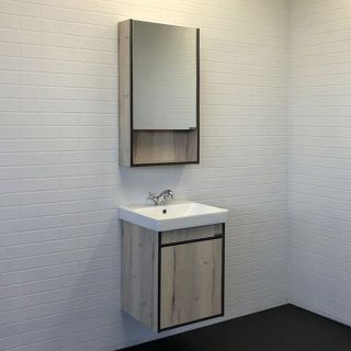Тумба-умывальник Comforty Вена 45 см дуб дымчатый 00-00006653 Тумба-умывальник Comforty Вена 45 см дуб дымчатый 00-00006653