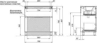 Тумба под раковину Aquanet Алвита New 344129 80 см дуб веллингтон табак