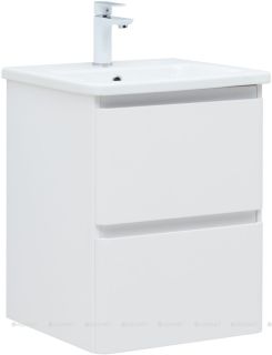 Тумба под раковину Aquanet Эмбер 330463 50 см белый матовый