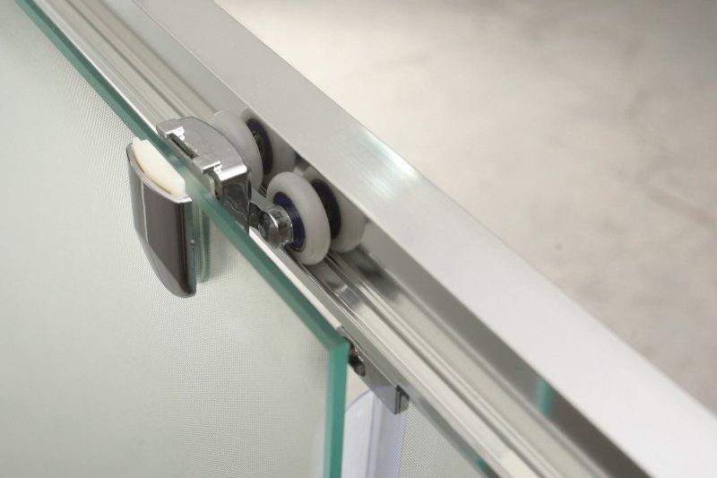 Душевая дверь, хром BelBagno UNIQUE-BF-2-150/180-P-Cr