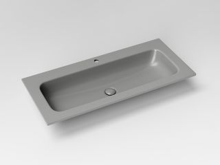 Раковина Ceramicanova Грация (Grace) CN7013MH 101 см антрацит матовый