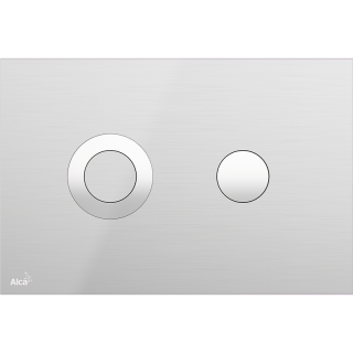 Кнопка смыва AlcaPlast FLAT для инсталляции хром матовый TURN-INOX Кнопка смыва AlcaPlast FLAT для инсталляции хром матовый TURN-INOX