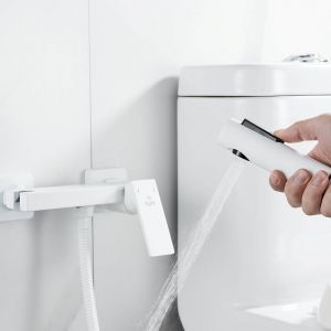 Гигиенический душ со смесителем Rose R1805C-1 белый