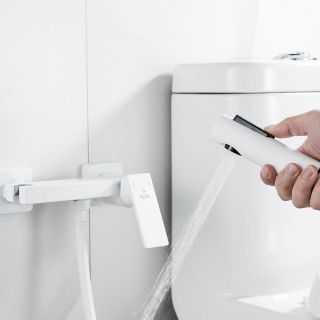 Гигиенический душ со смесителем Rose R1805C-1 белый Гигиенический душ со смесителем Rose R1805C-1 белый