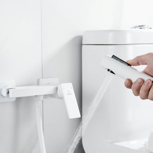 Гигиенический душ со смесителем Rose R1805C-1 белый