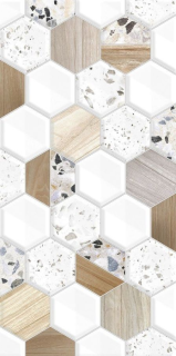 Керамическая плитка Alma Ceramica TWU09BLB014 облицовочная рельефная Бильбао / Bilbao 249х500
