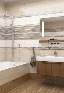 Керамическая плитка Alma Ceramica TWU09PLS024 облицовочная Плессо / Plesso 249х500