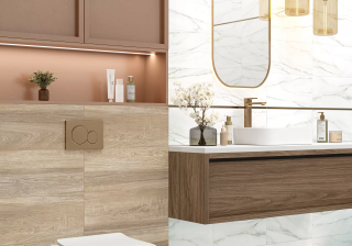 Керамическая плитка Alma Ceramica TWU2550EPH44 облицовочная рельефная Эйфория / Euphoria 249х500