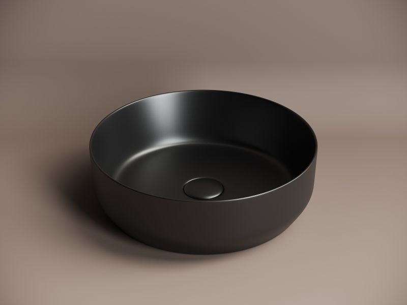 Раковина Ceramica Nova Element CN6022MB 39см чёрный матовый