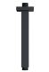 Потолочный кронштейн для верхнего душа IDDIS Optima Home OPH20BSi61 чёрный матовый
