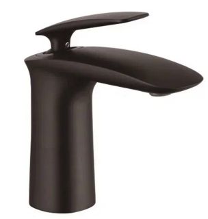 Смеситель для раковины Rose R1101H чёрный матовый Смеситель для раковины Rose R1101H чёрный матовый