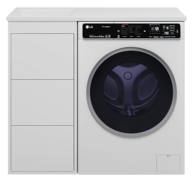 Напольная тумба под раковину Brevita Grafit УТ000015080 40 см белый