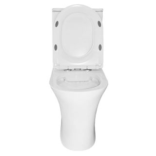 Унитаз-компакт Azario Fretta Round AZ-7121A безободковый белый