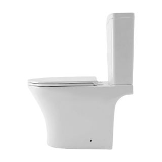 Унитаз-компакт Azario Amadeo AZ-2801-S безободковый торнадо белый