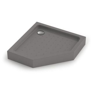 Душевой поддон пятиугольный (трапеция) Veconi Tezeo Acrylic TZ-53GR, 1000x1000x150, акрил, серый Душевой поддон пятиугольный (трапеция) Veconi Tezeo Acrylic TZ-53GR, 1000x1000x150, акрил, серый