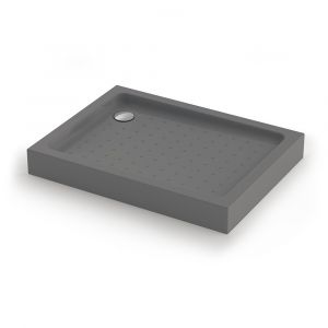 Душевой поддон прямоугольный Veconi Tezeo Acrylic TZ-54GR, 1200x900x150, акрил, серый