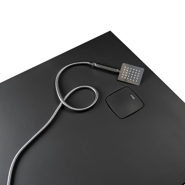 Душевой поддон Starohome Cosmo 41512247 120x80 см чёрный матовый Душевой поддон Starohome Cosmo 41512247 120x80 см чёрный матовый