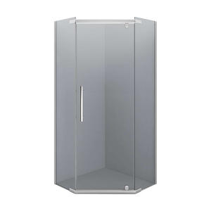 Душевой уголок Erlit Comfort ER10109V-C4 (900x900x2000) пятиугольное, тонированное