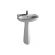 Раковина с пьедесталом Vitra Normus 9600B003-7650 Белый