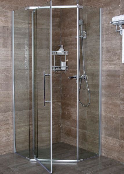 Душевой уголок Erlit Comfort ER10109V-C4 (900x900x2000) пятиугольное, тонированное Душевой уголок Erlit Comfort ER10109V-C4 (900x900x2000) пятиугольное, тонированное