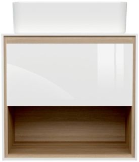 Тумба под раковину Cersanit LOUNA SZ-LOU60-BL/Wh 60см