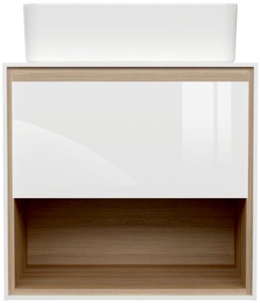 Тумба под раковину Cersanit LOUNA SZ-LOU60-BL/Wh 60см