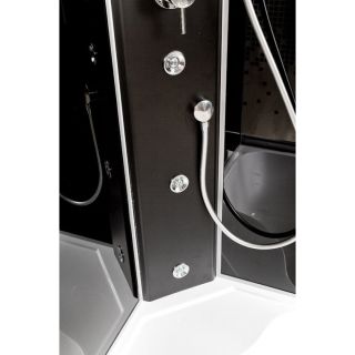 Душевая кабина Deto L 810 с гидромассажем BLACK 100х100х215 см Душевая кабина Deto L 810 с гидромассажем BLACK 100х100х215 см