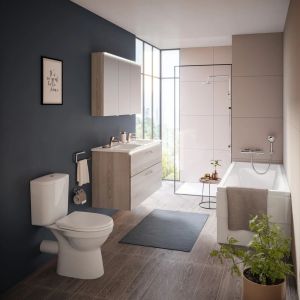Напольный унитаз  Norm Fit 9844B099-7203  крышка термопласт с микролифтом
