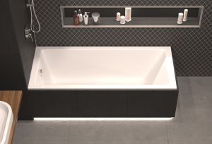 Акриловая ванна Whitecross Wave Slim 0111.170075.100 170x75см белый глянец