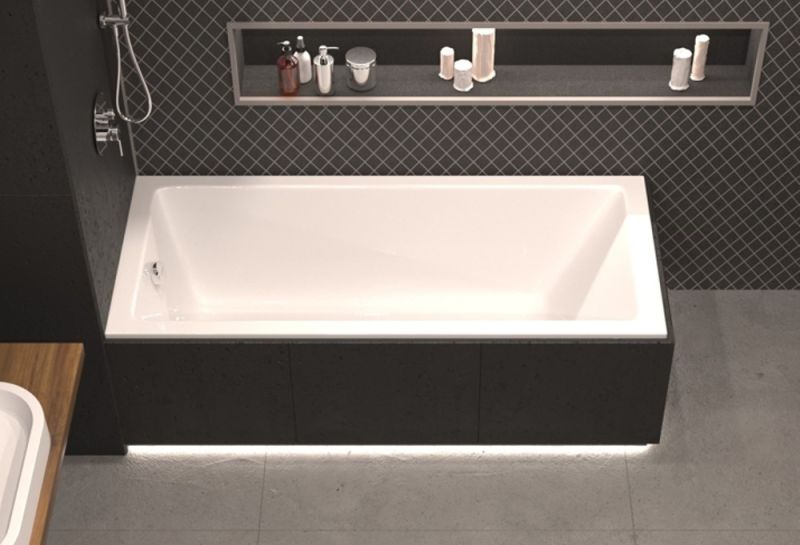 Акриловая ванна Whitecross Wave Slim 0111.170075.100 170x75см белый глянец
