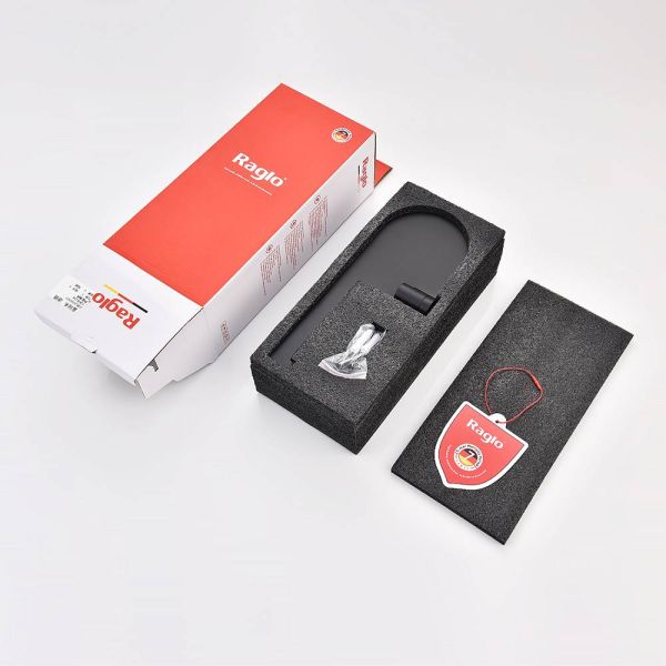 Держатель для туалетной бумаги Raglo R300.03.06 чёрный Держатель для туалетной бумаги Raglo R300.03.06 чёрный