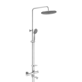 Душевая стойка Swedbe Hermes 9090G1 с термостатическим смесителем для ванны хром/серый Душевая стойка Swedbe Hermes 9090G1 с термостатическим смесителем для ванны хром/серый