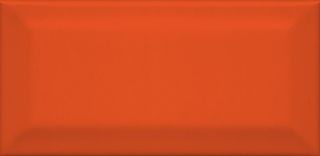 Плитка Kerama Marazzi 16075 Клемансо оранжевый грань глянцевый 7.4x15x0,92