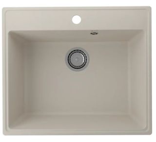 Кухонная мойка Ulgran Quartz Forte 580-02 лён Кухонная мойка Ulgran Quartz Forte 580-02 лён