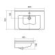Раковина Santek Миранда 1.WH30.2.251 80 см