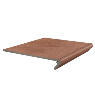 Керамогранит Kerama Marazzi KM4040G0031NGTA Ступень угловая Хадду коричневый матовый 34x34x0,8