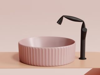 Раковина Ceramicanova Элемент (Element) CN6057MP 36 см розовый матовый