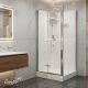 Душевая кабина Ceruttispa Белла (Bella) 90T 90x90 см профиль хром стекло прозрачное