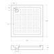 Душевой поддон Cezares TRAY-A-A-100-15-W0 100x100 см белый