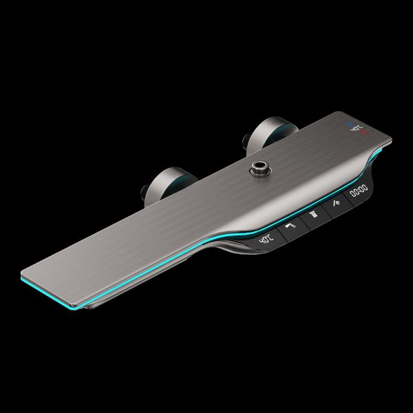 Душевая стойка Black&White Universe 7023MG оружейная сталь